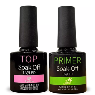 Top Coat e Primer de Secagem Rápida Unhas