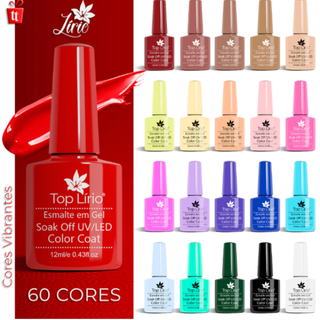Esmaltes 24/10 Unidades De Unhas Em Gel Lirió